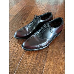 FLORSHEIM Oxford Saddle Shoes “Balmoral” Men’s Burgundy / Black 20392 10.5